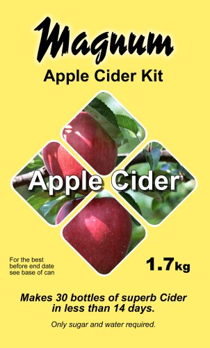 Elderflower Magnum Homebrew Cider Kit Apple Pear & Strawberry 